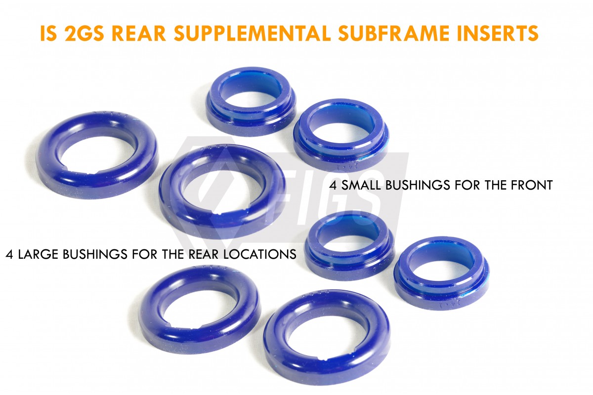 Gen2 GS, IS300 Rear Subframe Supplemental collar Bushings